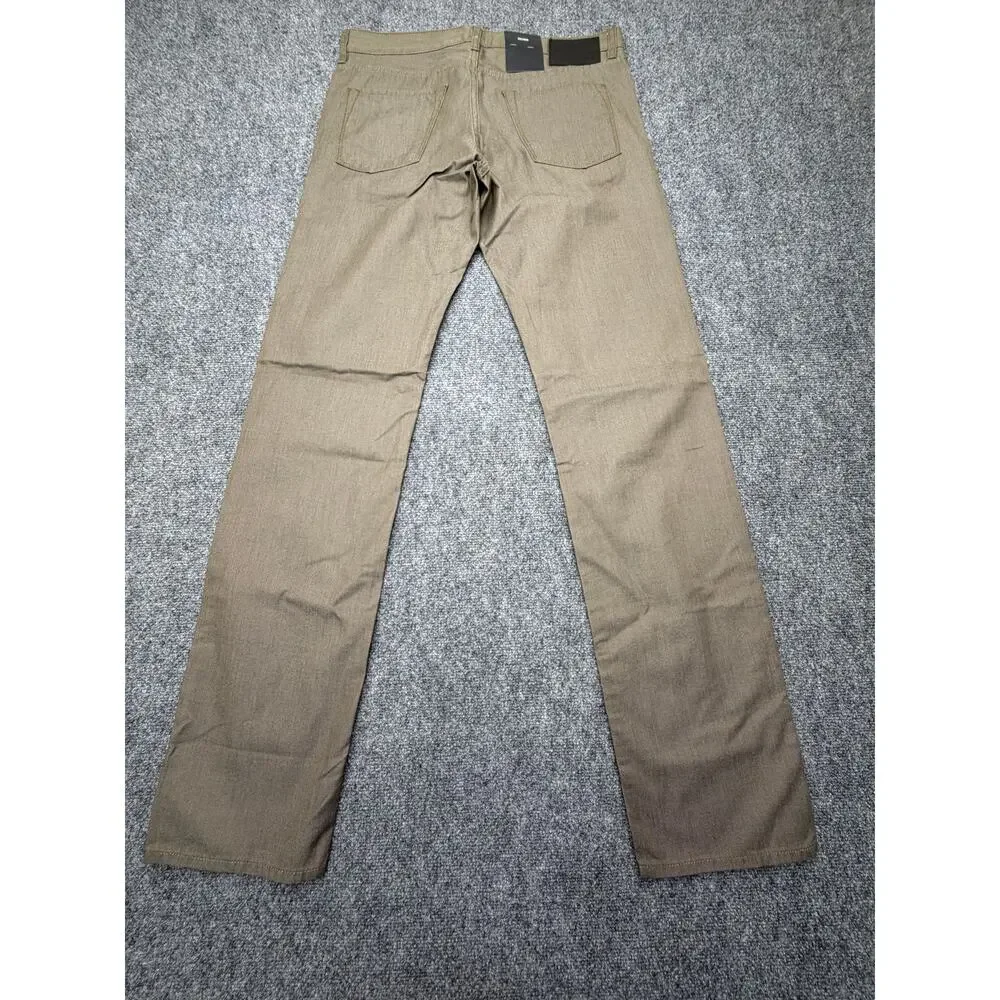Hugo Boss Mens Jeans 34x36 Brown Regular Fit Straight Leg NWT NEW